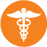 Medical Icon - Symbol for Medicine - Caduceus